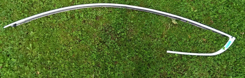 ROOF GUTTER CHROME MOULDING TRIM LEFT