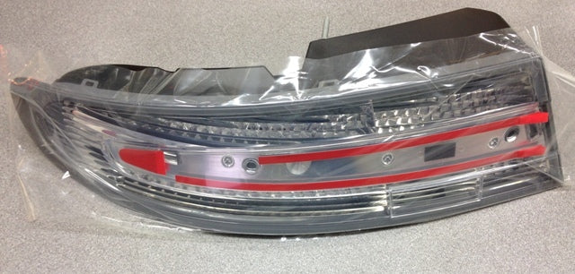 CLEAR REAR TAIL LIGHT LEFT - GREY SURROUND