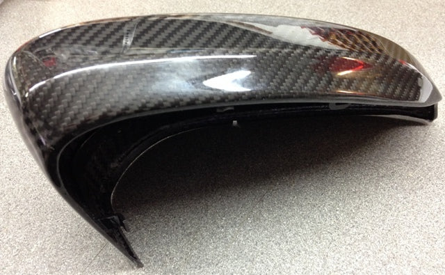 Image of CARBON REAR VIEW MIRROR CAP - LEFT