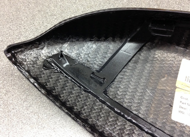 Image of CARBON REAR VIEW MIRROR CAP - RIGHT