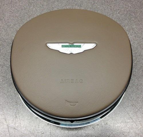 DRIVERS AIRBAG DARK MOCHA WITH GREEN BADGE