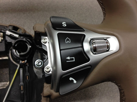 Image of STEERING WHEEL CRUISE BLUETOOTH SATIN SILVER