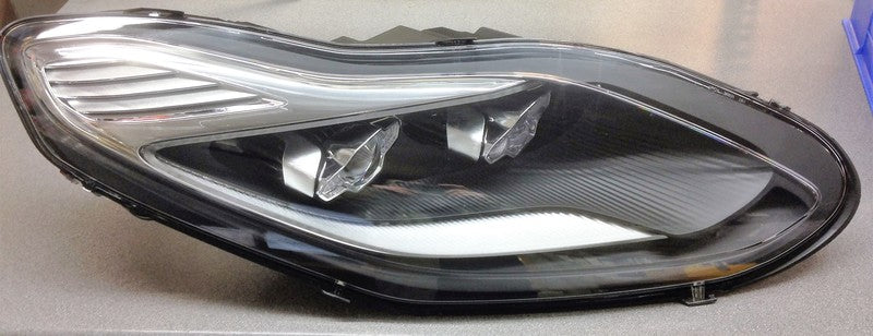 Image of FRONT HEADLIGHT RHD RIGHT HAND - SILVER BEZEL