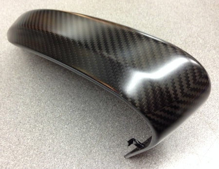 Image of CARBON SATIN REAR VIEW MIRROR CAP - RIGHT