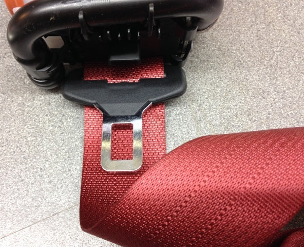 Image of FRONT DRIVER SEAT BELT LHD - SPICE RED