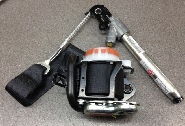 Image of FRONT PASSENGER SEAT BELT RHD - WARM CHARCOAL