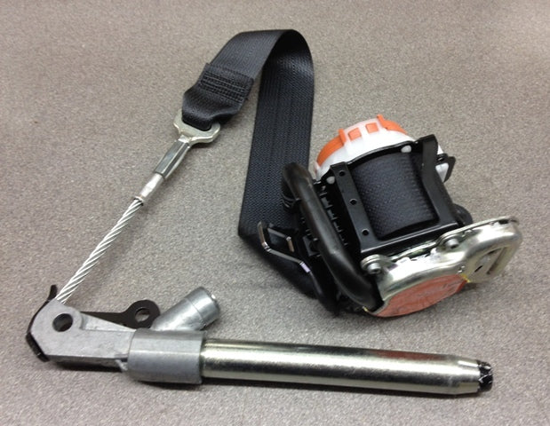 Image of FRONT DRIVER SEAT BELT LHD - WARM CHARCOAL