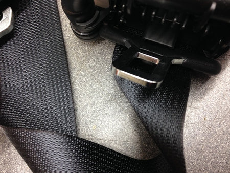 Image of FRONT DRIVER SEAT BELT LHD - WARM CHARCOAL