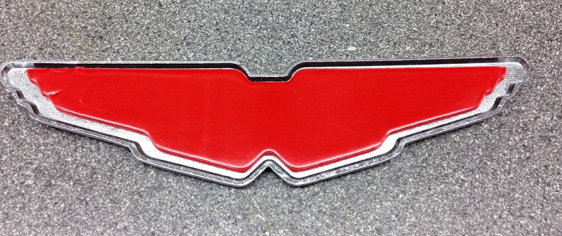Image of BONNET HOOD BADGE RED