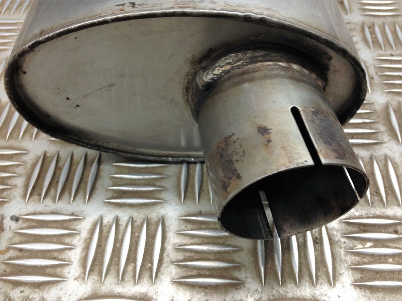 Image of REAR SILENCER MUFFLER LEFT HAND SIDE