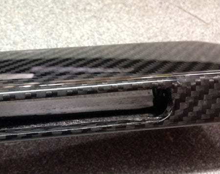 Image of CARBON FIBRE FENDER SIDE STRAKE - PAIR