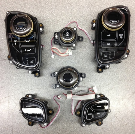 Image of CENTRE STACK SWITCH KIT DARK CHROME