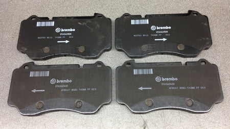 FRONT DISC BRAKE PADS FOR CARBON CERAMIC DISCS