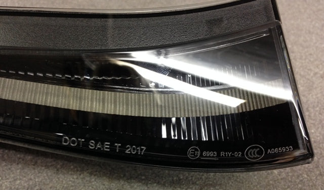 Image of REAR TRUNK TAIL LIGHT - INNER RIGHT - SMOKED
