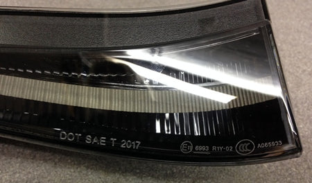 Image of REAR TRUNK TAIL LIGHT - INNER RIGHT - SMOKED