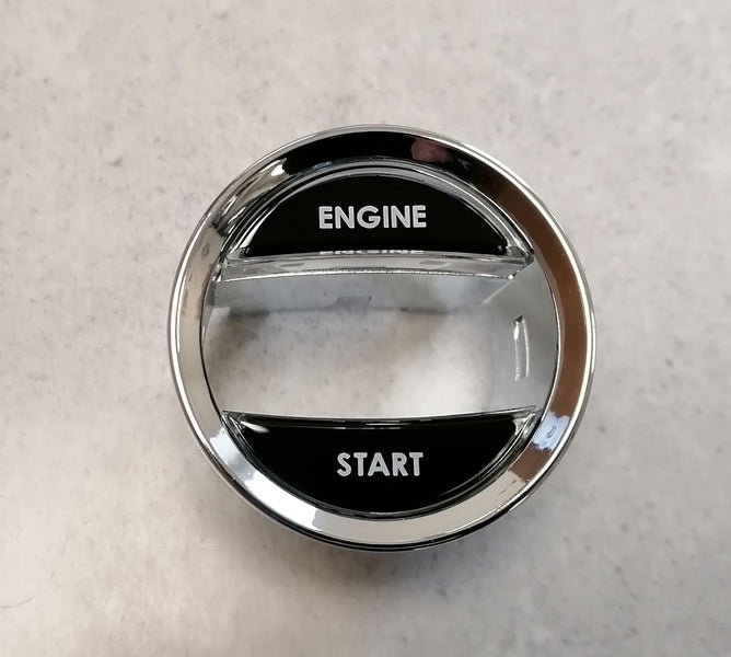 IGNITION KEY BEZEL START STOP CHROME