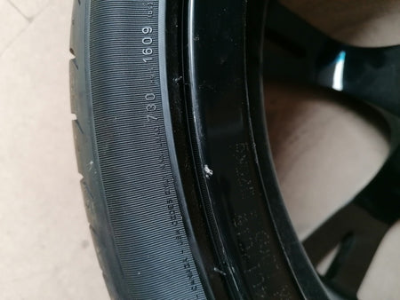 Image of FRONT 20 INCH WHEEL RIM GLOSS BLACK DIAMOND CUT