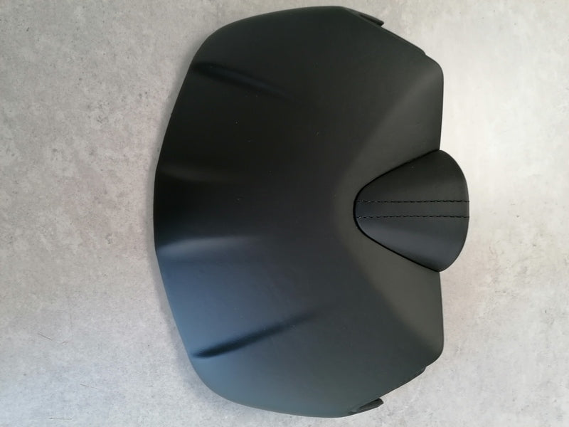 Image of INSTRUMENT CLUSTER HOOD COVER - BLACK LEATHER