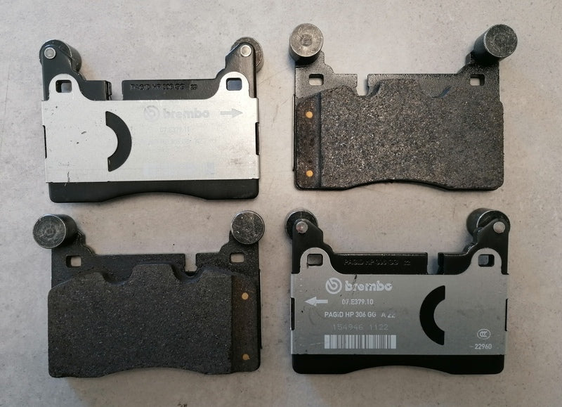 Image of REAR BRAKE PAD SET OF 4 - STEEL