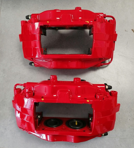 Image of FRONT BRAKE CALIPER SET - RED