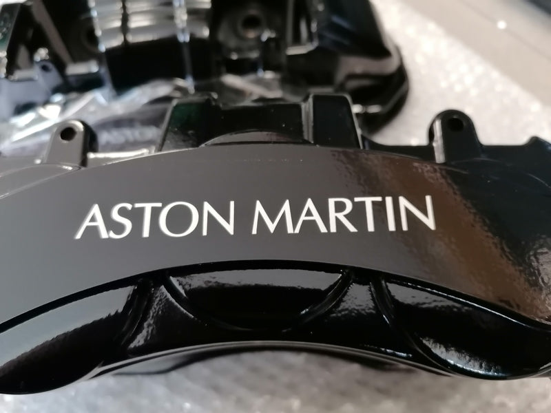 Image of FRONT CARBON BRAKE CALIPER SET - BLACK