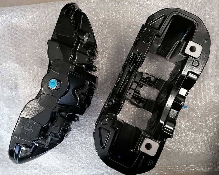 Image of FRONT CARBON BRAKE CALIPER SET - BLACK