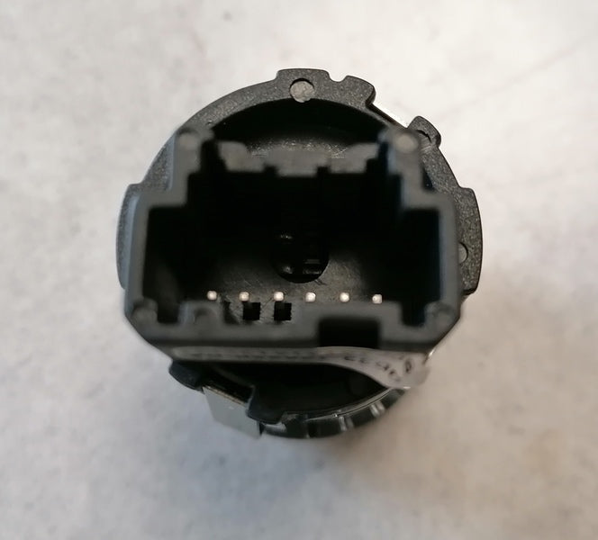 Image of GLASS HAZARD SWITCH - BRIGHT CHROME