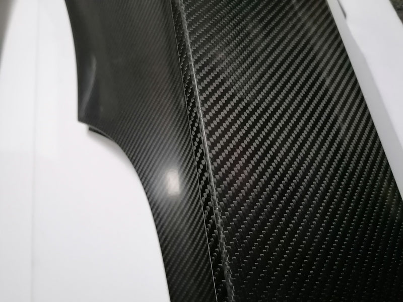 Image of PAIR OF CARBON FIBRE SILL COVERS BLADE