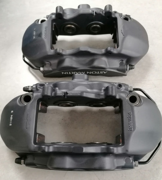 Image of REAR DISC BRAKE CALIPER SET- ANODISED BLACK - CARBON