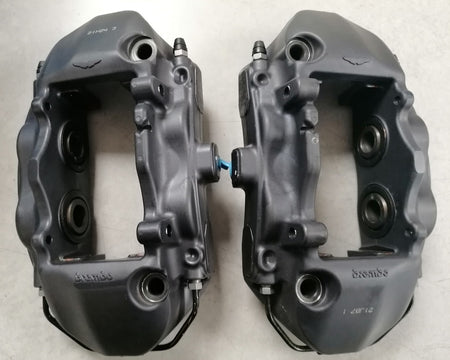 Image of REAR DISC BRAKE CALIPER SET- ANODISED BLACK - CARBON