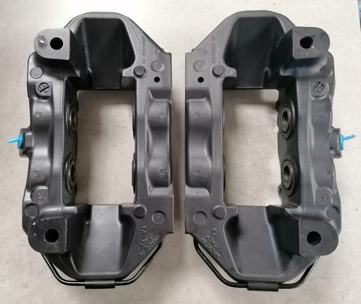 Image of REAR DISC BRAKE CALIPER SET- ANODISED BLACK - CARBON