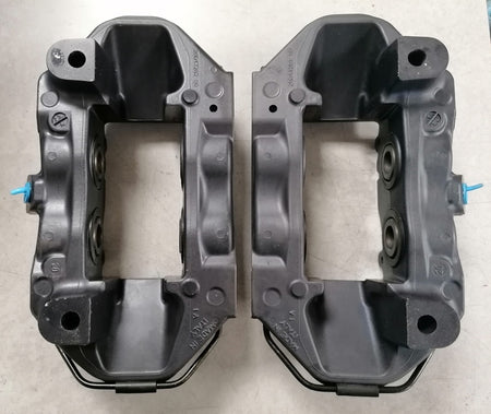 Image of REAR DISC BRAKE CALIPER SET- ANODISED BLACK - CARBON