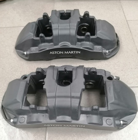 Image of FRONT DISC BRAKE CALIPER SET- ANODISED BLACK - CARBON