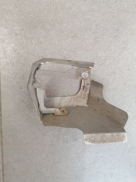 Image of LEFT EXHAUST SILENCER MUFFLER ACTUATOR HEATSHIELD