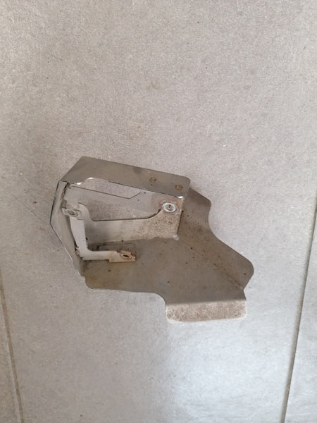 Image of LEFT EXHAUST SILENCER MUFFLER ACTUATOR HEATSHIELD