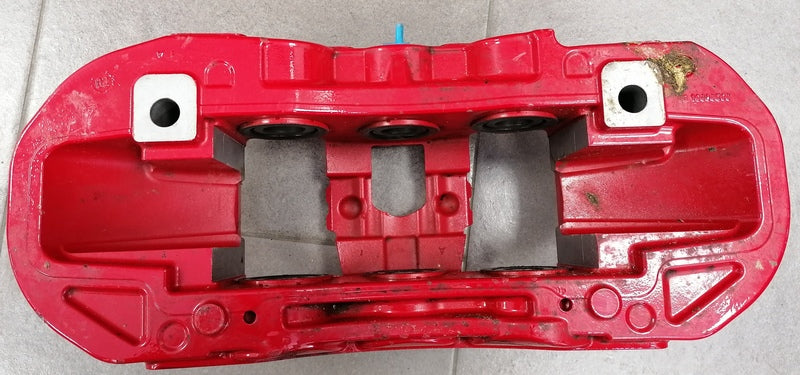 Image of FRONT DISC BRAKE CALIPER SET- RED - CARBON