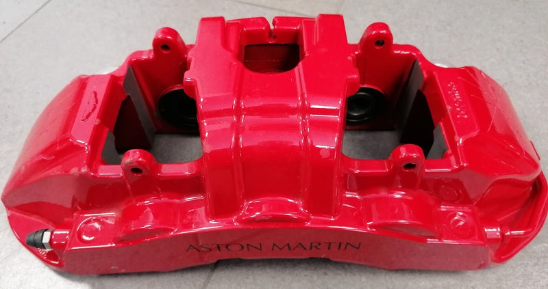 Image of FRONT DISC BRAKE CALIPER SET- RED - CARBON