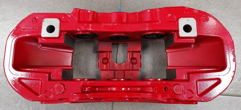 Image of FRONT DISC BRAKE CALIPER SET- RED - CARBON