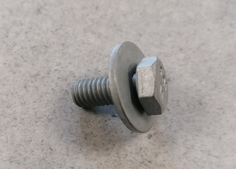 Image of EXHAUST HEATSHIELD BOLT WITH WASHER M6x14