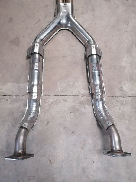 EXHAUST PIPES AND HEATSHIELDS