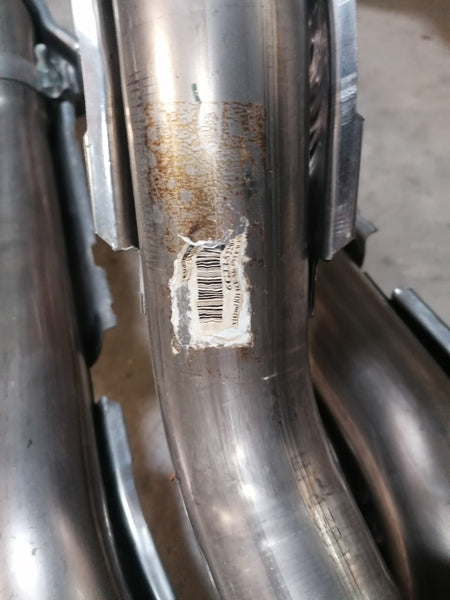 EXHAUST PIPES AND HEATSHIELDS