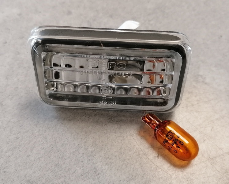SIDE REPEATER FLASHER CLEAR LENS