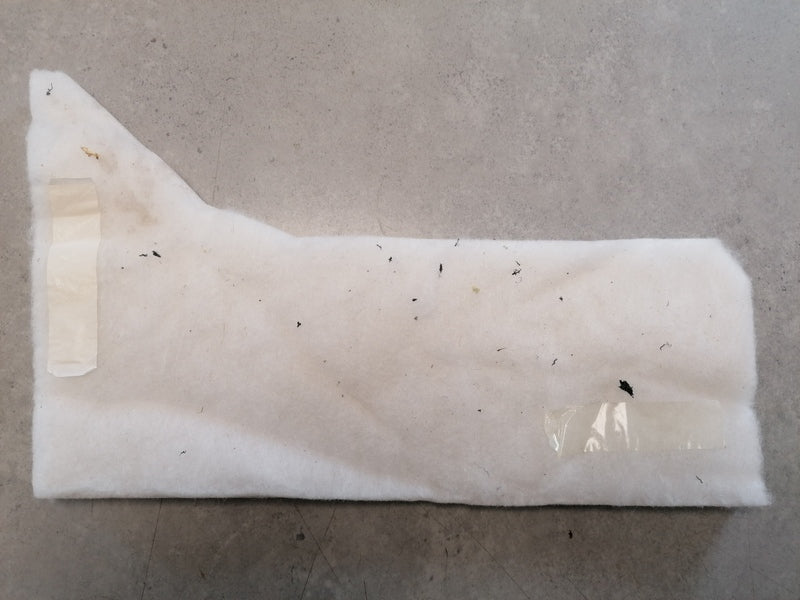 Image of RIGHT REAR B PILLAR FIBRE AND MATERIAL INSULATION PAD