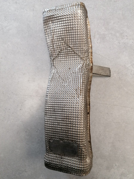 Image of LEFT HAND FRONT CHIMNEY VENT HEATSHIELD