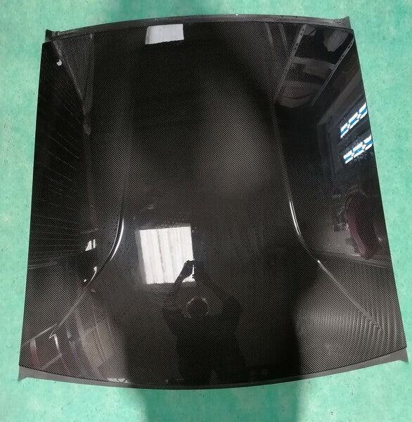 Image of CARBON FIBRE ROOF PANEL VISIBLE CARBON HIGH GLOSS