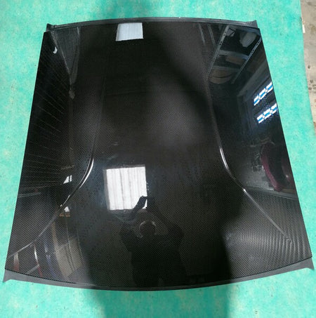 Image of CARBON FIBRE ROOF PANEL VISIBLE CARBON HIGH GLOSS