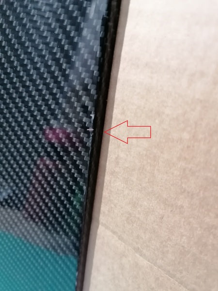 Image of CARBON FIBRE ROOF PANEL VISIBLE CARBON HIGH GLOSS