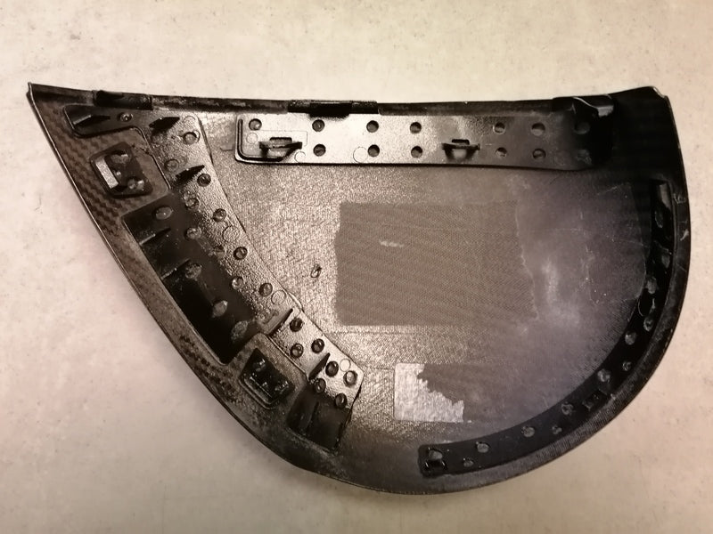 Image of CARBON FIBRE LEFT SIDE DOOR MIRROR COVER