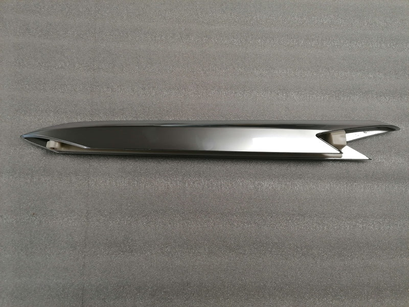 Image of LEFT FRONT WING FENDER CHROME STRAKE WITH THE ASTON MARTIN INSCRIPTION
