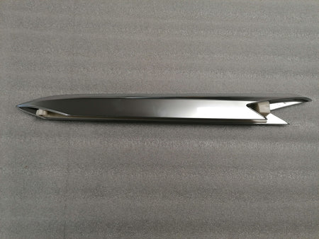 Image of LEFT FRONT WING FENDER CHROME STRAKE WITH THE ASTON MARTIN INSCRIPTION